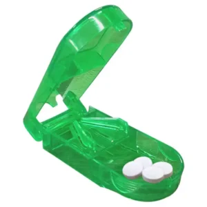 Portable Tablet Pill Cutter Dustproof Vitamin And Medicine Divider Organizer Pill Box Health Care Pill Medicine Case