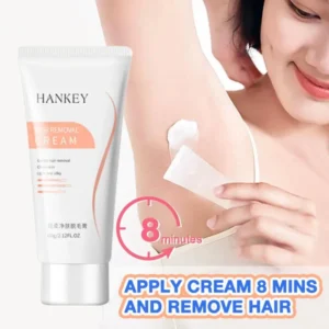 Han Ji 60g Gentle Pure Skin Hair Removal Cream Summer Mild Pain To Armpit Hair Hands Legs Men And Women Hair Removal Skin Care